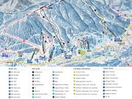 Mappa delle piste Tarvisio - Monte Lussari