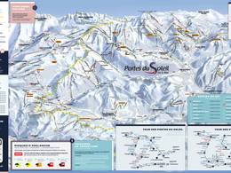 Mappa delle piste Les Portes du Soleil - Morzine/Avoriaz/Les Gets/Châtel/Morgins/Champéry