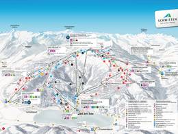 Mappa delle piste Schmittenhöhe - Zell am See