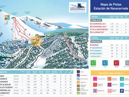 Mappa delle piste Puerto Navacerrada