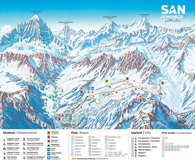 San Domenico – Alpe Ciamporino San Domenico – Alpe Ciamporino