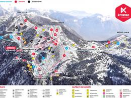 Mappa delle piste Krvavec