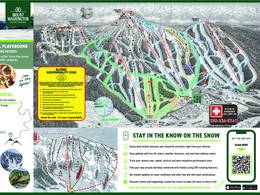 Mappa delle piste Mount Washington