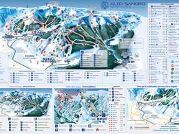 Mappa delle piste Alto Sangro - Roccaraso/Rivisondoli