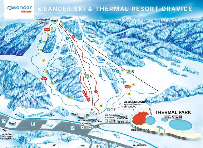 Meander Skipark – Oravice Meander Skipark – Oravice