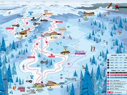 Mappa delle piste San Martino in Sarentino (Reinswald)