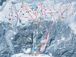 Mappa delle piste Racines-Giovo (Ratschings-Jaufen)/Malga Calice (Kalcheralm)