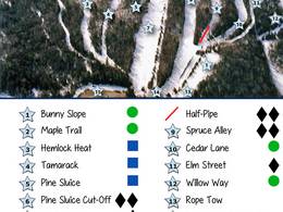 Mappa delle piste Mt. Jefferson