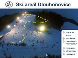 Mappa delle piste Dlouhoňovice