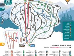 Mappa delle piste Mont Lac-Vert - Hébertville