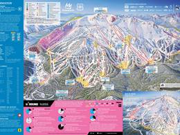 Mappa delle piste Mammoth Mountain