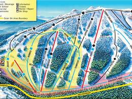 Mappa delle piste Mt. Ashland