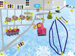 Mappa delle piste Pavlovka