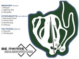 Mappa delle piste Minnedosa Ski Valley