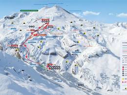 Mappa delle piste Mt. Elbrus