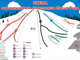 Mappa delle piste Foxrock (Lis'ya Gora) - Balašicha