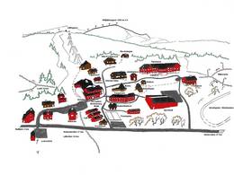 Mappa delle piste Vålådalens Fjällstation