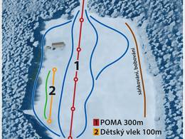 Mappa delle piste Kocianka