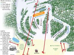 Mappa delle piste Thunder Ridge