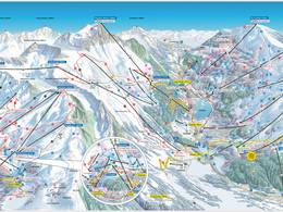 Mappa delle piste Arosa Lenzerheide