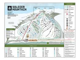 Mappa delle piste Soldier Mountain