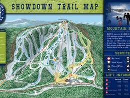 Mappa delle piste Showdown