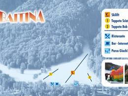 Mappa delle piste La Baitina