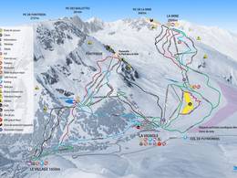 Mappa delle piste Porté Puymorens