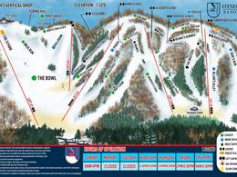 Mappa delle piste Otsego - Gaylord