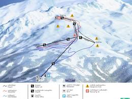 Mappa delle piste Tetnuldi - Mestia