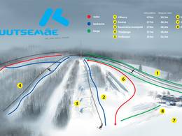 Mappa delle piste Kuutsemäe