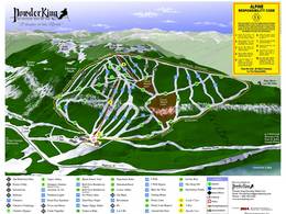 Mappa delle piste Powder King