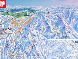 Mappa delle piste Cardrona