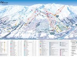 Mappa delle piste Myrkdalen