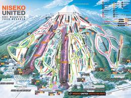 Mappa delle piste Niseko United - Annupuri/Grand Hirafu/Hanazono/Niseko Village