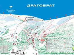 Mappa delle piste Dragobrat