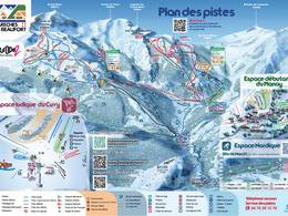 Mappa delle piste Arêches (Beaufort)