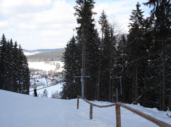 Horní Vltavice - Skilift a piattello