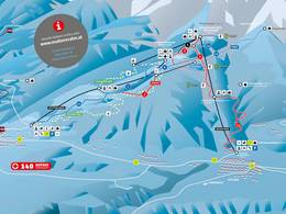 Mappa delle piste Muttereralm - Mutters/Götzens