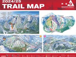 Mappa delle piste Red Mountain Resort - Rossland