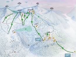 Mappa delle piste Vercorin