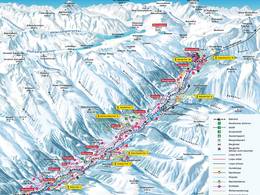 Mappa delle piste Reckingen-Gluringen