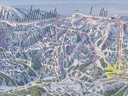 Mappa delle piste Wolf Creek