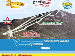 Mappa delle piste Arsgora