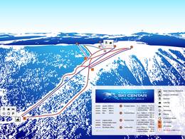 Mappa delle piste Radusa