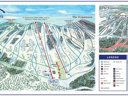 Mappa delle piste Mount Timothy