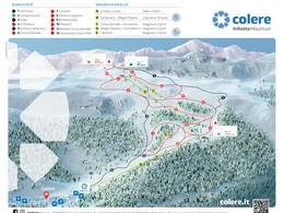 Mappa delle piste Colere