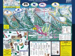 Mappa delle piste Fernie