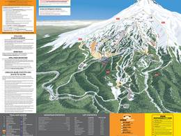 Mappa delle piste Mt. Hood Meadows