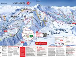 Mappa delle piste Le Grand Domaine - Valmorel/Doucy/Celliers/St François Longchamp